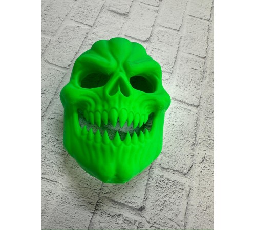 Yeşil Dekoratif Korku Maskesi Duvar Süsü