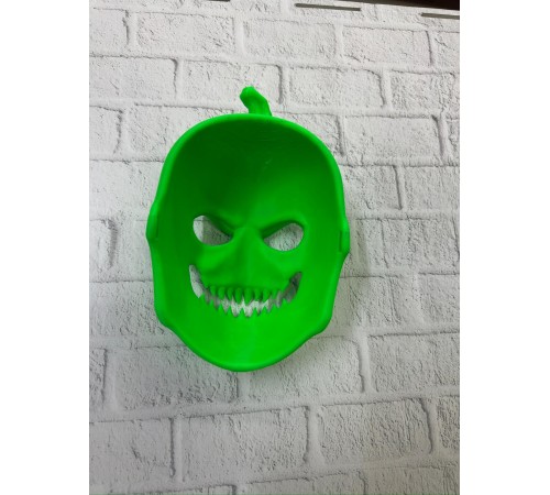 Yeşil Korku Temalı Maske Cadılar Bayramı Dekor