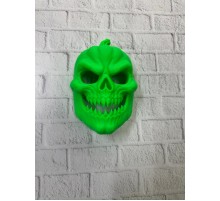 Yeşil Korku Temalı Maske Cadılar Bayramı Dekor