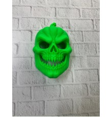Yeşil Korku Temalı Maske Cadılar Bayramı Dekor