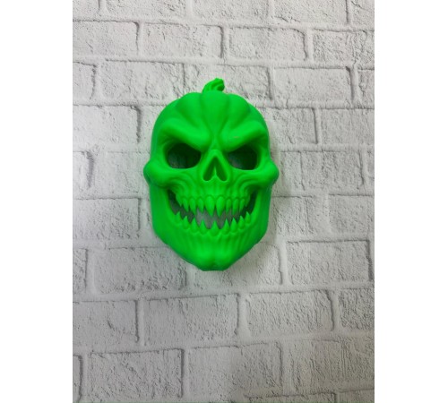 Yeşil Korku Temalı Maske Cadılar Bayramı Dekor