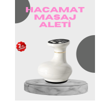 3’ü 1 Arada Şarjlı Masaj Cihazı Kupa Terapisi Sıcak Kompres Gua Sha