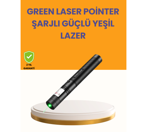 5000mW Yeşil Lazer Pointer Profesyonel Uzun Menzilli