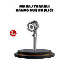 Masaj Uçlu Yüksek Basınçlı Duş Başlığı Spa Etkili