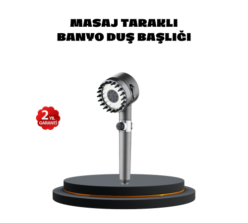 Masaj Uçlu Yüksek Basınçlı Duş Başlığı Spa Etkili