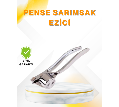 Metal Sarımsak Ezici Ergonomik Tutma ve Güçlü Presleme