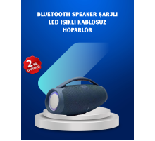 IPX5 Su Geçirmez Taşınabilir Bluetooth Hoparlör Renkli Işıklı