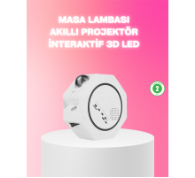 360° Döndürülebilir Yıldızlı Gökyüzü Projeksiyon Gece Lambası