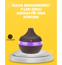 7 Renk LED Işıklı Ultrasonik Aroma Difüzör 300 ml
