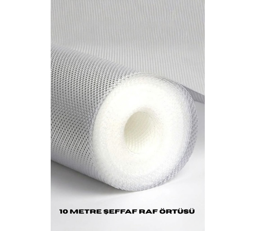 10 Metre Şeffaf Silikonlu Kaymaz Çekmece İçi Düzenleyici