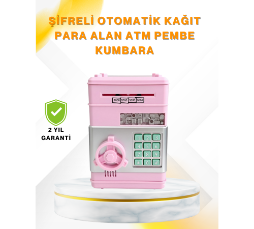 Şifreli Elektronik Para Biriktirme Kumbarası Büyük Kapasiteli