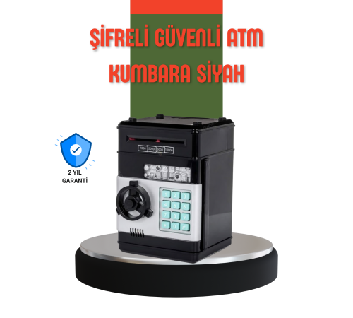Şifreli ATM Kasa Görünümlü Para Biriktirme Kumbarası