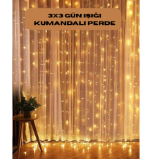 8 Fonksiyonlu Uzaktan Kumandalı Günışığı Perde Peri Led Dekoratif Işık