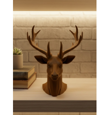 Kahverengi Geyik Biblo 23 cm Dekoratif Şık Tasarım