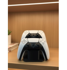 Dekoratif Siyah İkili Gamepad Standı 7x18 cm