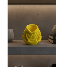 Sarı Hoodie Kalemlik 10x10 cm Masa Üstü Düzenleyici