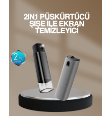Ekran Temizleyici Sis ve Mikrofiber Bez Anti Statik Yağ Çözücü Set