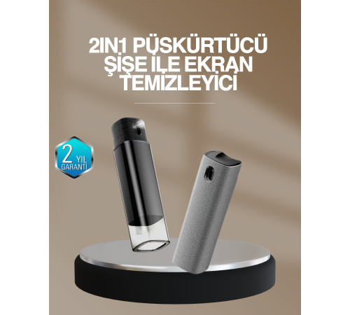 Ekran Temizleyici Sis ve Mikrofiber Bez Anti Statik Yağ Çözücü Set