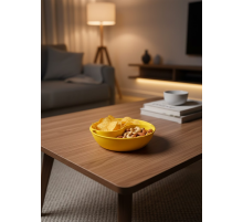 Sarı Çerezlik Kase Seti 4 Adet 3x12 cm