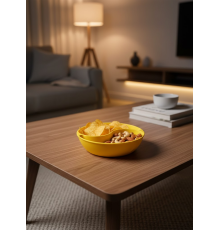 Sarı Çerezlik Kase Seti 4 Adet 3x12 cm