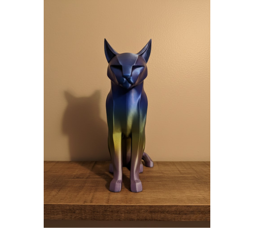 Koyu Rainbow Kedi Biblo Modern Salon ve Raf Dekoru