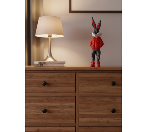 Bugs Bunny Dekoratif Figür 10×34 cm Modern Tasarım