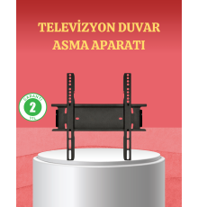 32-42 İnç TV Askı Aparatı Kolay Kurulum Düz ve Kompakt Tasarım