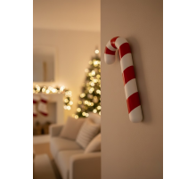 Dekoratif Yılbaşı Şekeri Yerde Biblo Salon Dekoru 13x34 cm