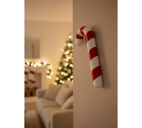 Dekoratif Yılbaşı Şekeri Yerde Biblo Salon Dekoru 13x34 cm