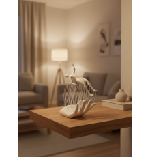 El İnsan Figürü Beyaz Modern Soyut Tasarım Salon ve Ofis Dekorasyonu