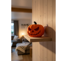 21 cm Kapaklı Balkabağı Kutu Konsept Dekor