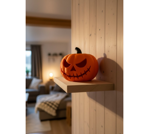 21 cm Kapaklı Balkabağı Kutu Konsept Dekor