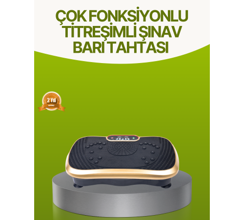 Titreşimli Egzersiz Platformu Evde Fitness ve Kas Güçlendirme