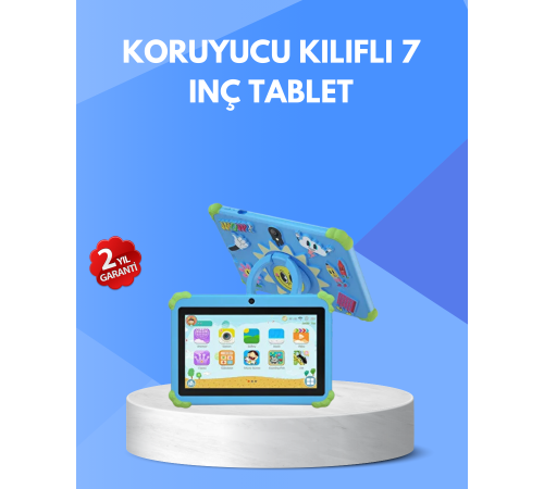 7 İnç Android Tablet WiFi Bluetooth ve Çift Kamera Destekli