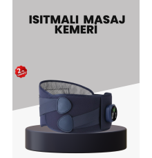 Titreşimli Masajlı Bel Kemeri Isıtmalı Destekli