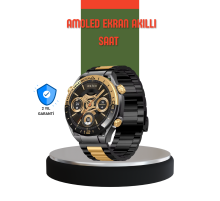 Amoled Ekran Akıllı Saat Bluetooth 5.1 Çağrı Destekli 3 Bileklikli