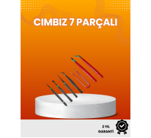 7’li Hassas Uçlu Cımbız Seti Antistatik ESD Kaplamalı Profesyonel