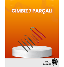 7’li Hassas Uçlu Cımbız Seti Antistatik ESD Kaplamalı Profesyonel
