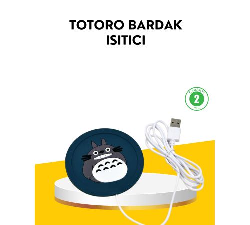 USB Isıtıcı Bardak Altlığı Totoro Desenli 45°–60° Sıcaklık Koruma