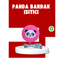 USB Kablolu Silikon Bardak Isıtıcısı Sevimli Hayvan Figürlü 50–60° Sıcak Tutma