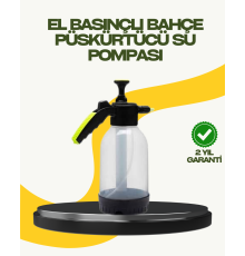 Manuel Basınçlı Köpük Püskürtücü Ayarlanabilir Nozullu 2 Litre Araba Yıkama