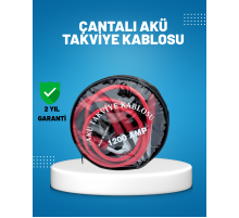 1200 Amper Akü Takviye Kablosu 2 Metre İzoleli Bakır Uçlu