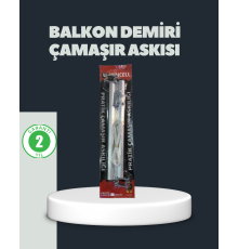 Balkon Demiri Çamaşır Askısı Kare Demirlere Uygun Dayanıklı Tasarım