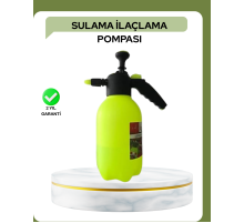 2 Litre Pompalı Püskürtücü Bakır Nozullu Ayarlı Sprey Temizlik ve Bahçe