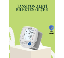 Bilekten Dijital Tansiyon Aleti Hem Pilli Hem Şarjlı Hafızalı