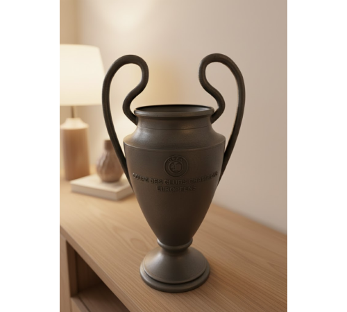 Füme Kupa 25cm UEFA Model Dekoratif Ödül Biblosu