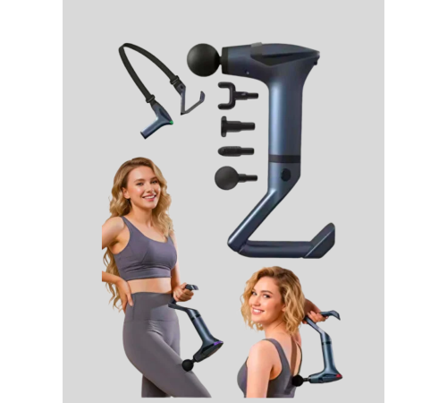 Şarjlı Taşınabilir 3in1 Titreşimli Masaj Aleti Esneme Bantlı