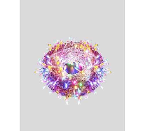 5 Metre Şeffaf Kablo LED Peri Işığı 50 Ampullü Dekoratif Led