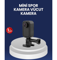 Vlog, Seyahat ve Günlük Video Çekimleri İçin Mini Kamera