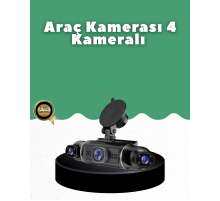 1080P 4 Kanallı Araç Kamerası GPS + WiFi + G Sensör Destekli